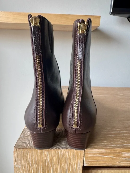 NWT! MADEWELL Women’s The Lexie Ankle Boot Turkish Coffee Leather Size 9 no box! - Picture 9 of 16